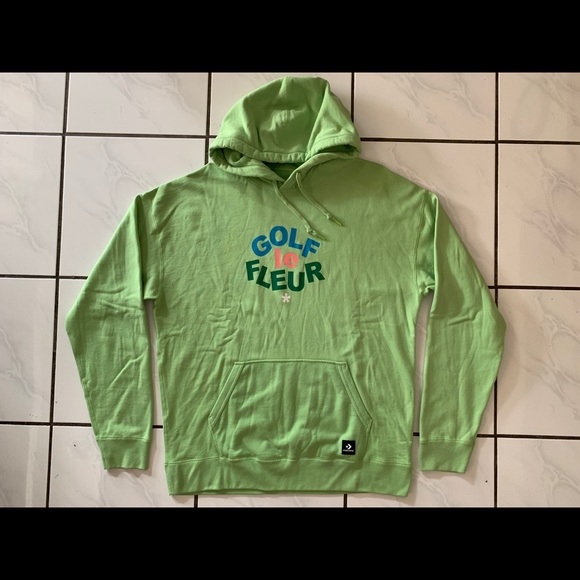 golf le fleur green hoodie